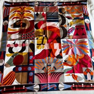 Hermes Parade en Fanfare scarf 90- new!